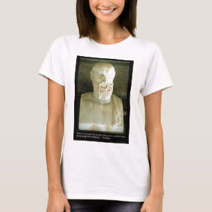 Aeschylus "Ordspråk Säger" Citat presenter T-shirt