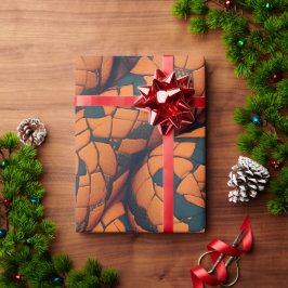 Aesculapian Snake Mosaic Colorful Mönster Presentpapper