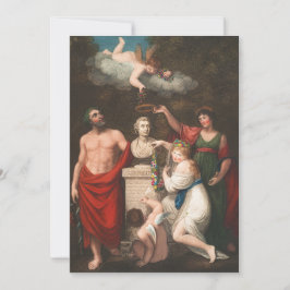 Aesculapius, Ceres och Cupid Julkort