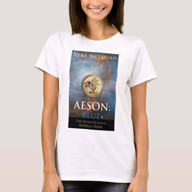 Aeson: Blå - Lätt T-Shirt (Framsida)
