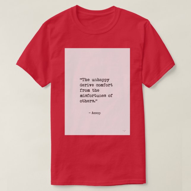 Aesop Grekiska filosof T Shirt (Design framsida)