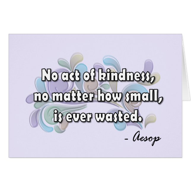 Aesop Hälsningskort (Framsidan Horizontal)