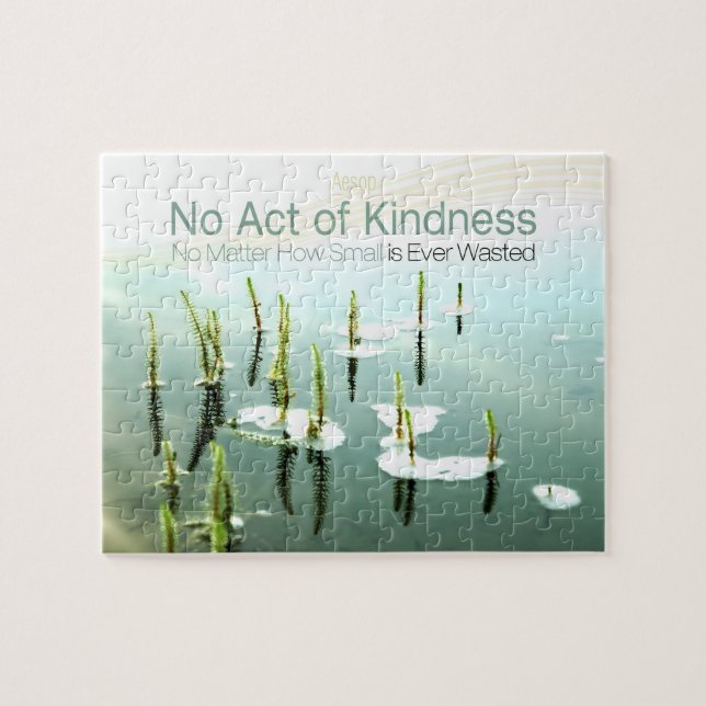 Aesopinspirationsofferten "Kindness" Pussel (Horisontell)