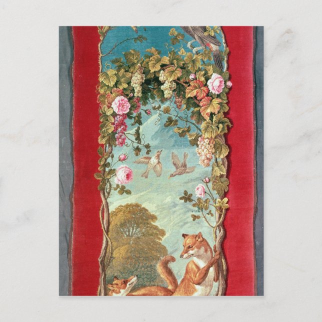 Aesops fabel Fox och graderna Vykort (Framsida)