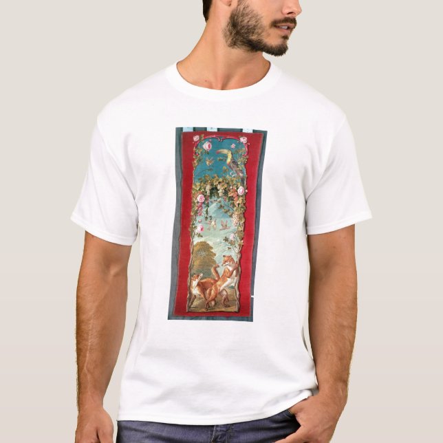 Aesops fabel räven och druvorna tee shirt (Framsida)