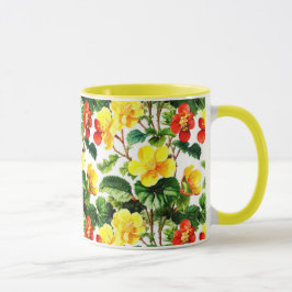 Aestesisk blomdesign mugg