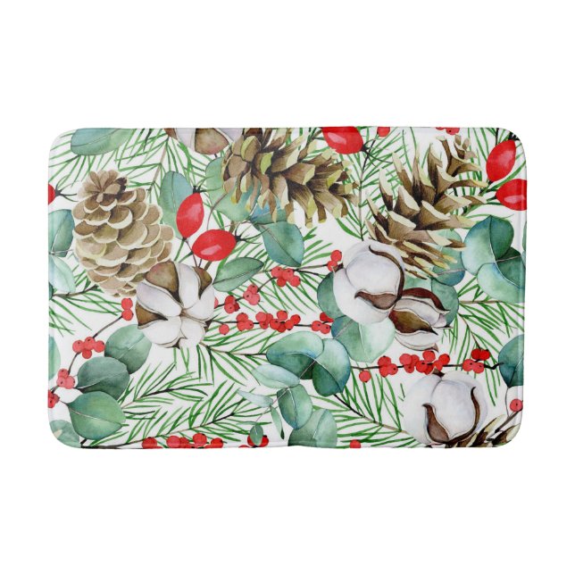 Aestesisk blommigt badrumsmatta (Framsidan)