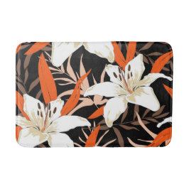 Aestesisk blommigt badrumsmatta