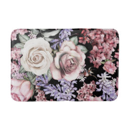 Aestesisk blommigt badrumsmatta