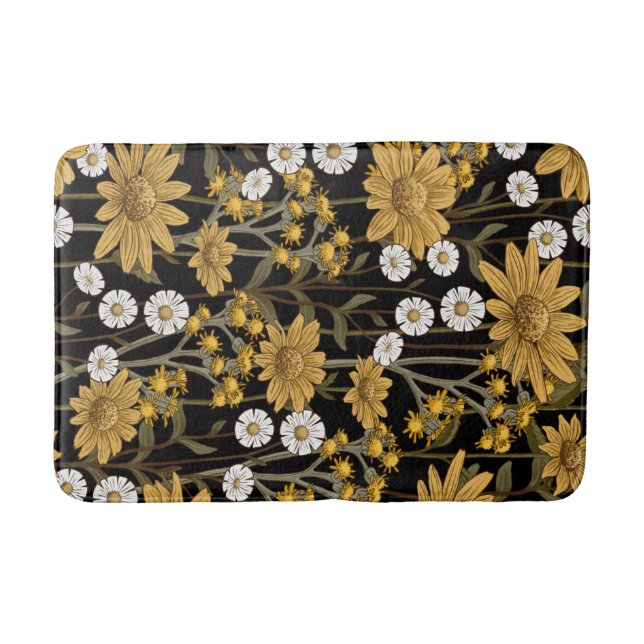 Aestesisk blommigt badrumsmatta (Framsidan)