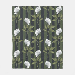 Aestesisk blommigt fleecefilt