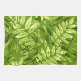 Aestesisk blommigt kökshandduk