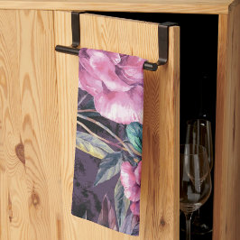 Aestesisk blommigt kökshandduk