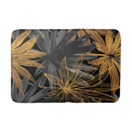 Aestesisk Blommigt sömlös mönster Badrumsmatta