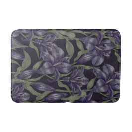 Aestesisk Blommigt sömlös mönster Badrumsmatta