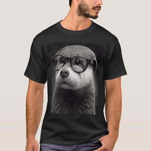 Aestesisk Coola med yttre Coola med yttre huvud oc T Shirt (Framsida)