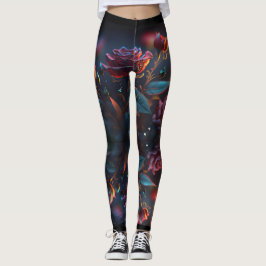 Aestesisk design Vackerös, miljöfärgad Leggings