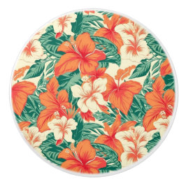 Aestesisk lush topikal och löv mönster knopp