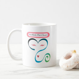 Aestesisk platt stängsel Bilateral mastektomi Kaffemugg