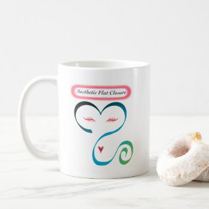 Aestesisk platt stängsel Bilateral mastektomi Kaffemugg