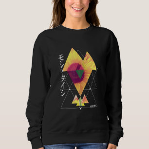 Aestesisk triangel Solros Streetwear Trendig Gra T Shirt
