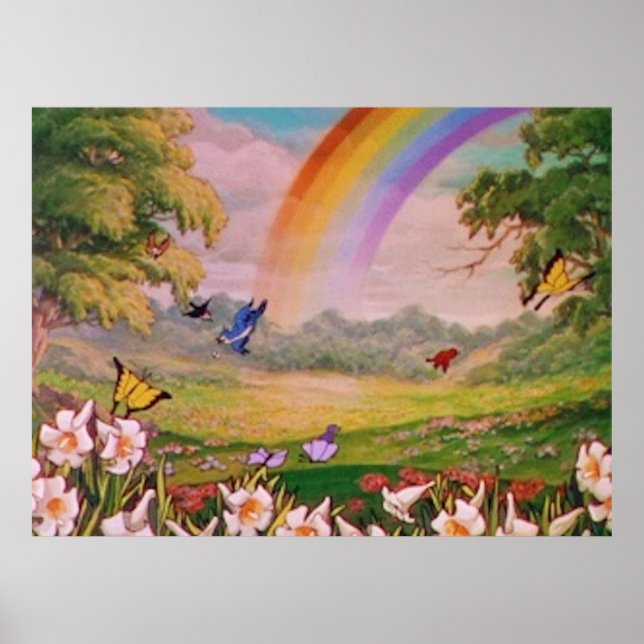 Aestesisk vintage fält poster (Framsidan)