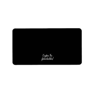 Aestesiskt Anpassningsbar-kort Adressetikett