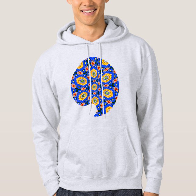Aestesiskt Blommönster Hoodie (Framsida)