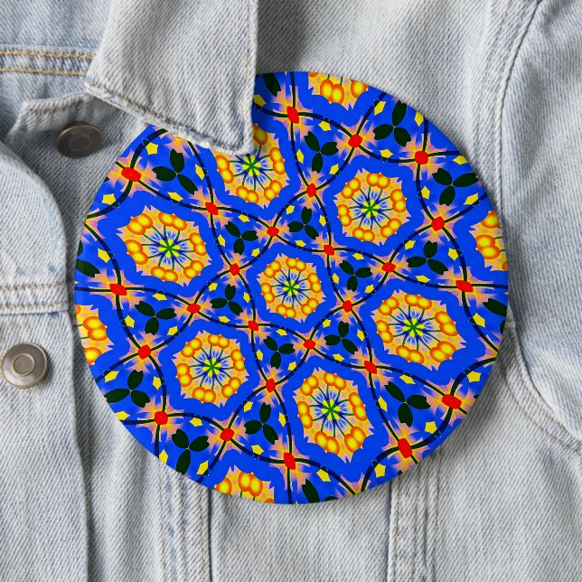 Aestesiskt Blommönster Knapp (In Situ)