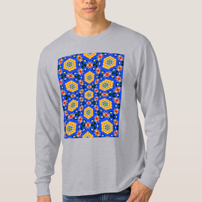 Aestesiskt Blommönster T Shirt (Framsida)