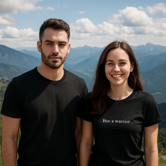 Aestesiskt proffsoffert Bee a warrio T Shirt