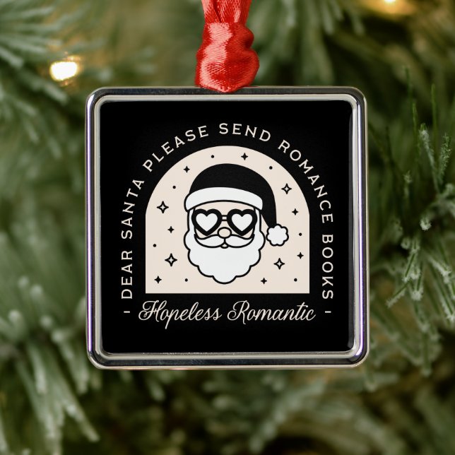 Aestesisvart mörk i romantik julgransprydnad metall (Träd)