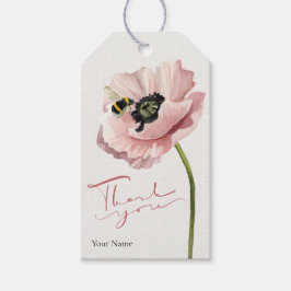 Aestetisk blomsblomma kryp presentetikett