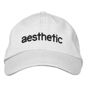 Aestetisk broderad hat keps