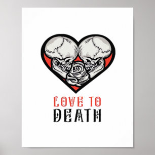 Aestetiska Valentineser tills döden gör oss delakt Poster
