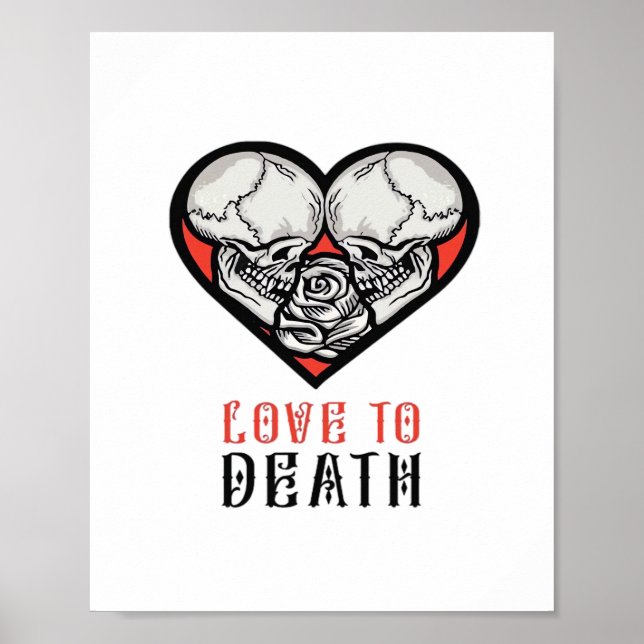 Aestetiska Valentineser tills döden gör oss delakt Poster (Framsidan)