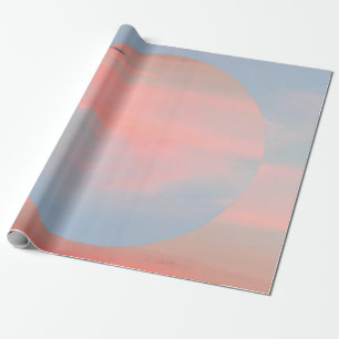 Aestetiskt konstkollage med vackra solnedgång i hi presentpapper