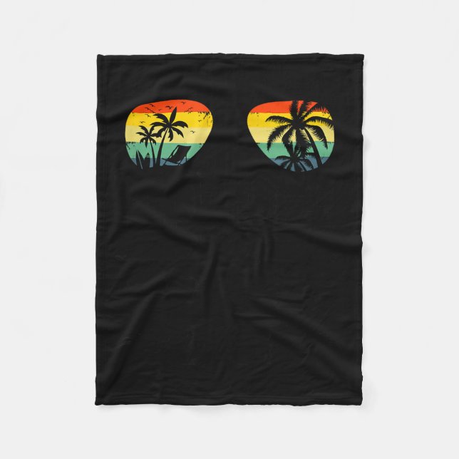 Aesthetic 2026 Spring Break Friends Family Matchin Fleecefilt (Framsidan)