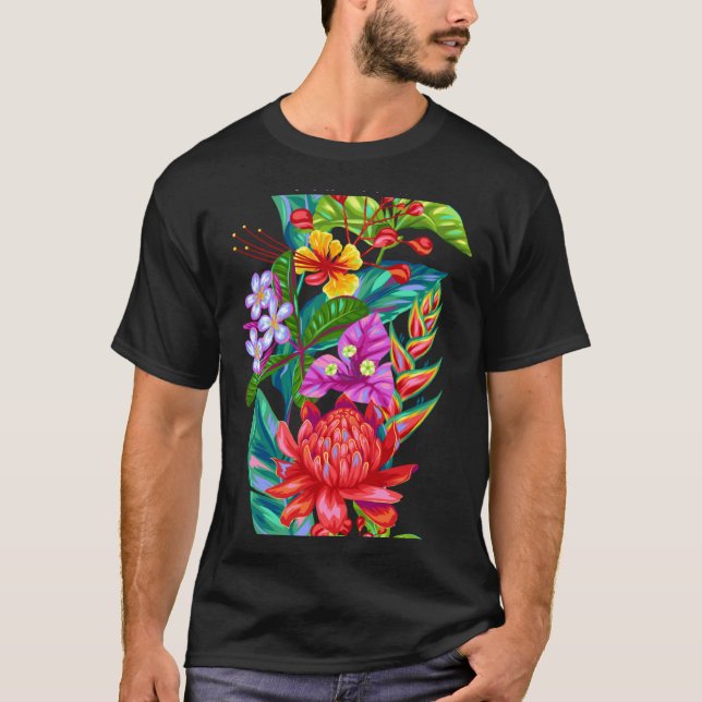 Aesthetic And Cozy Flower Mood For Beauty Searcher T Shirt (Framsida)