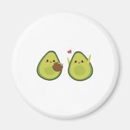 Aesthetic Avocado Fridge Magnets Magnet