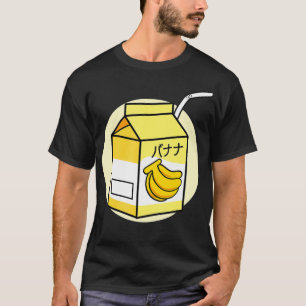 Aesthetic Banana Mjölk Japansk Otaku T Shirt