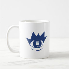 Aesthetic Blue Öga Coffee Mugg
