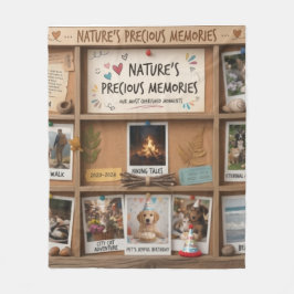 Aesthetic Blurred Nature & Pets Memory Box Fleecefilt