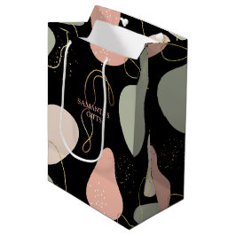 Aesthetic Boho Geometric Organic Shapes Mönster