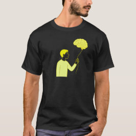 Aesthetic Brain Balloon • Funny Overthinking Art T Shirt