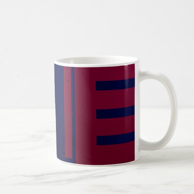 Aesthetic Bright Gradient Pattern Kaffemugg (Höger)