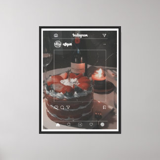 Aesthetic Cake Wall Art - Sweet Instagram Stil De Canvastryck