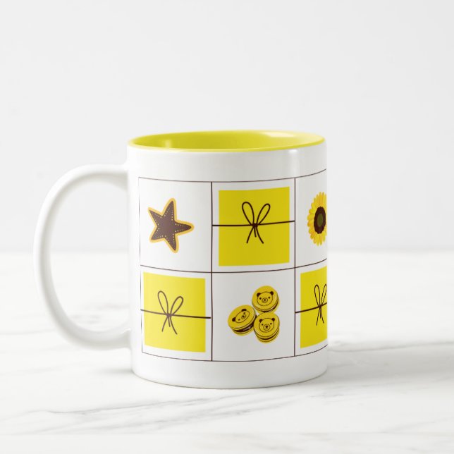Aesthetic Coquette Mug Två-Tonad Mugg (Vänster)