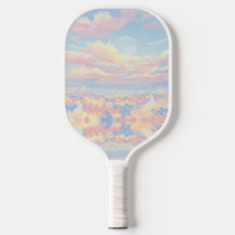 Aesthetic Cute Pickleball Paddle med Bunnies & Sk