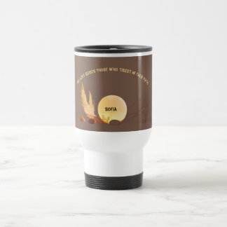 Aesthetic Earth Tone 15oz Spiritual Travel Mug Resemugg